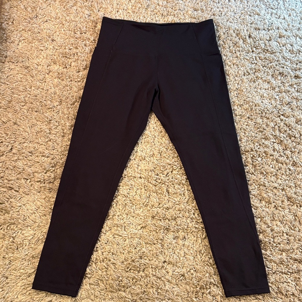 Black Yoga Pants Womens Size Large Tuff Athletics